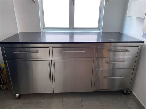 stainless steel hanging kitchen cabinets|stainless steel cabinet storage.